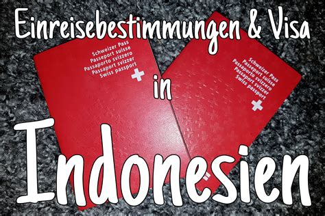 indonesien einreisebestimmungen